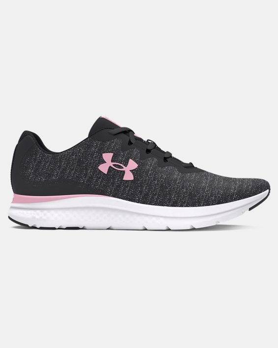 Women's UA Charged Impulse 3 Knit Running Shoes in Gray image number 0